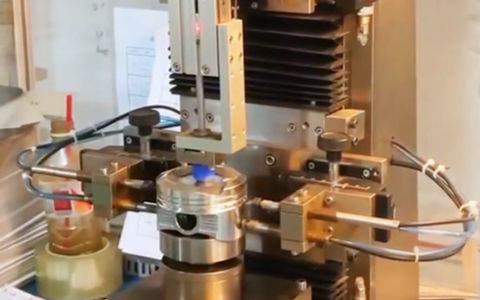 Real footage of piston manufacturing process