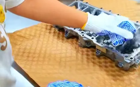 Реальное видео упаковки блока цилиндров